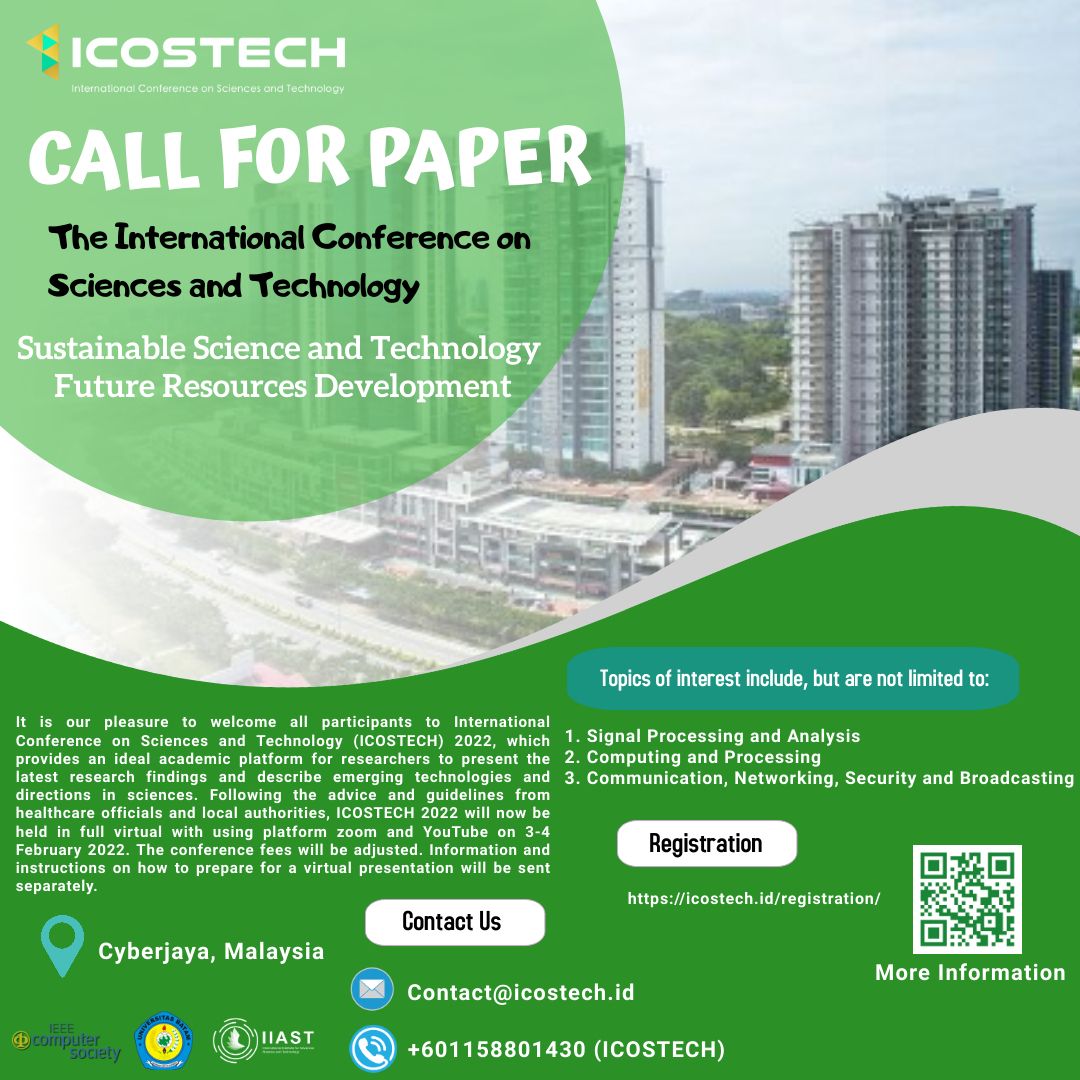The International Conference on Science and Technology (ICOSTECH 2022)
