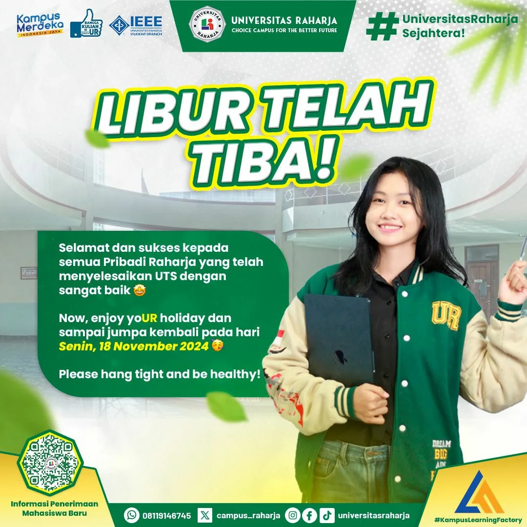 Pengumuman UTS Ganjil Universitas Raharja 2024-2025