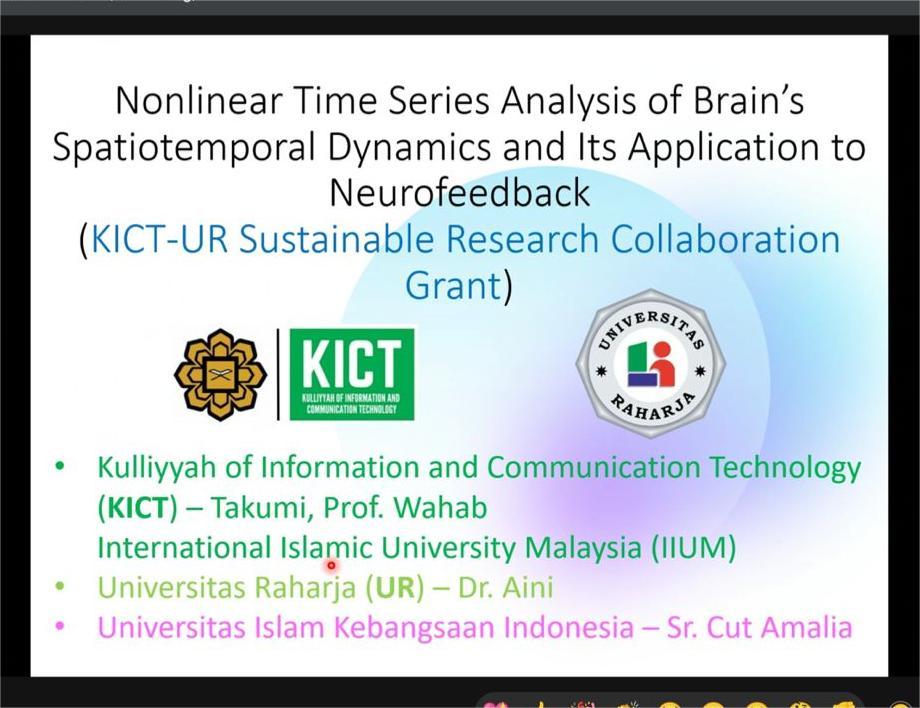 Menguak Misteri Otak: Universitas Raharja dan IIUM Gandeng Ahli Tokyo dalam Proyek Neurofeedback Berdampak Global