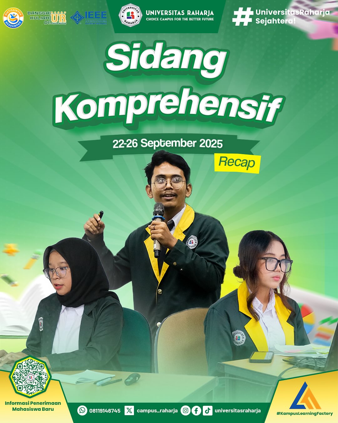 Sidang Komprehensif Universitas Raharja 2025: Kisah Pejuang Lulusan Baru