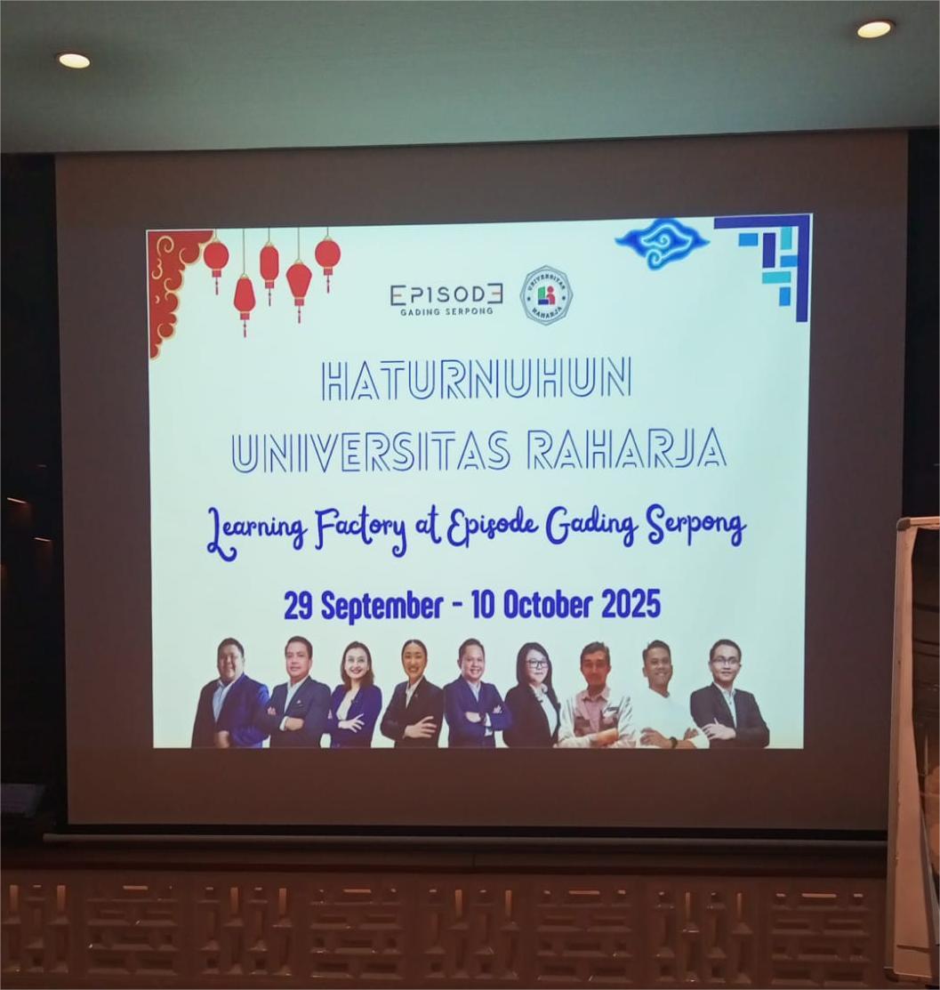 Learning Factory Universitas Raharja Berakhir, Cetak Mahasiswa Siap Kerja