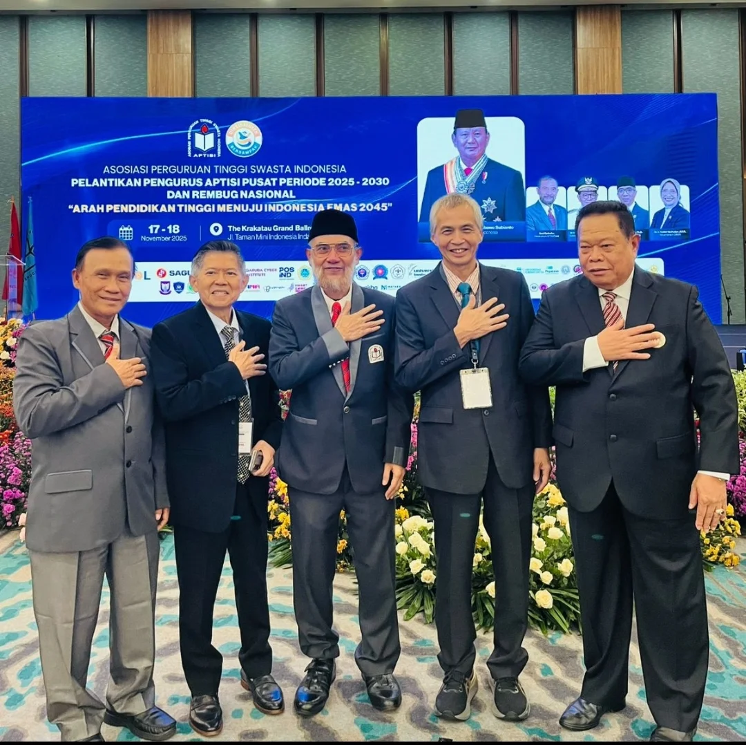 Universitas Raharja Perkuat Arah Pendidikan Tinggi Menuju Indonesia Emas 2045, Hadiri Rembug Nasional APTISI 2025