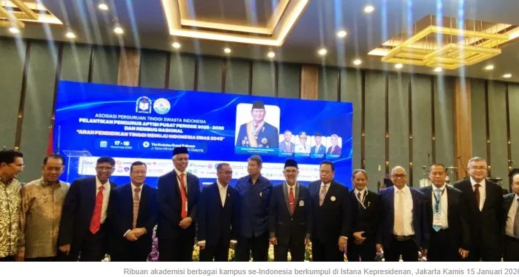 Presiden Prabowo Kumpulkan 1.200 Rektor di Istana, Ketua APTISI Banten Sambut Baik