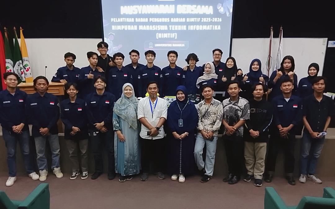 Pelantikan Badan Pengurus Harian HIMTIF Universitas Raharja Periode 2025–2026 Resmi Digelar