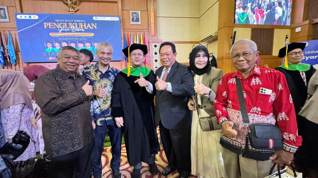 Universitas Raharja Dukung Penguatan AI Nasional pada Pengukuhan Prof Husni Teja Sukmana