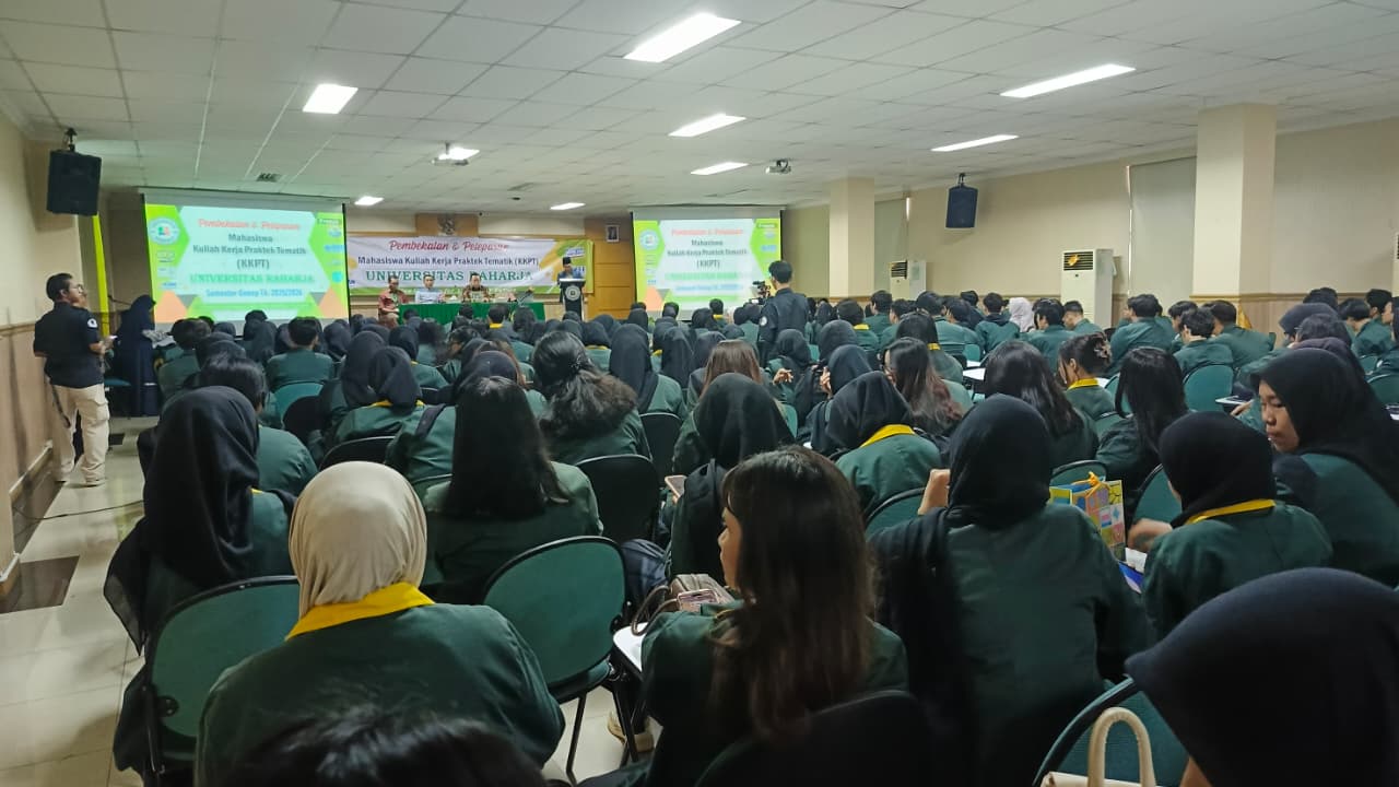 Pembekalan & Pelepasan Mahasiswa KKP Tematik Semester Genap 2025/2026 Universitas Raharja